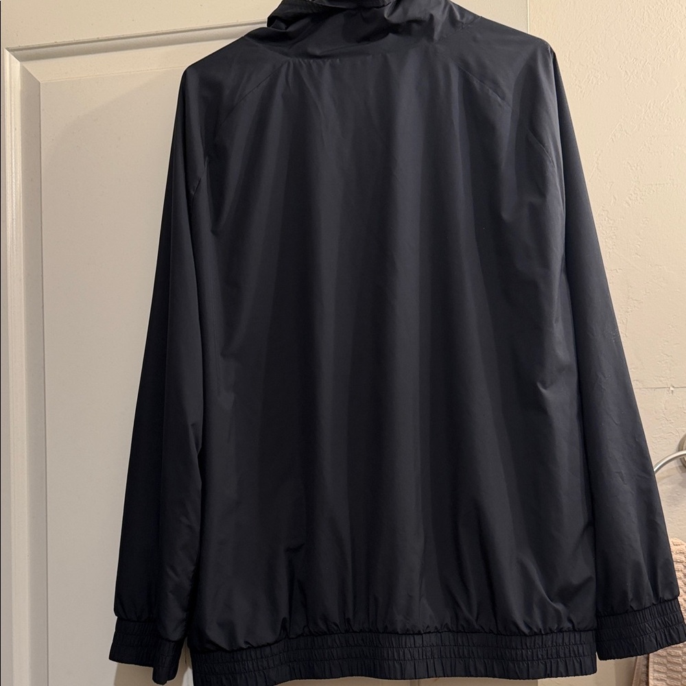 PINK Victoria's Secret Women's Black & White Hooded Windbreaker Jacket - Picture 4 of 5